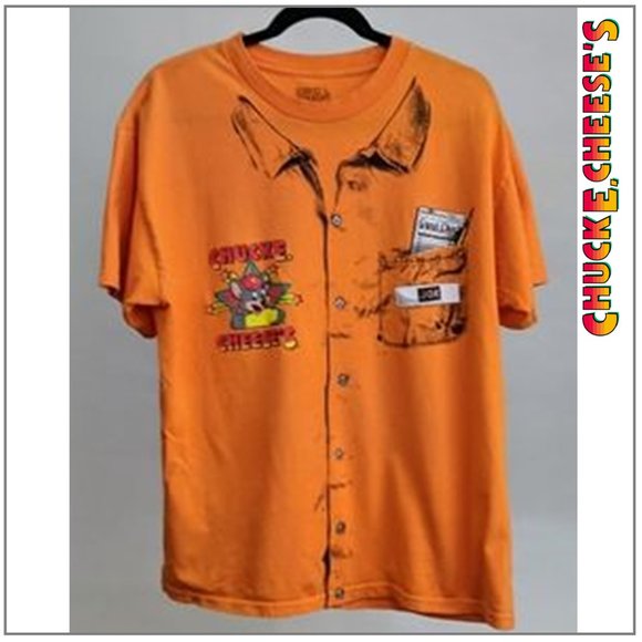 Chuck E Cheeses Orange Tshirt | Poshmark
